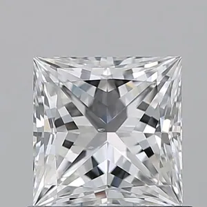 0.9ct PRINCESS F SI1 Natural diamond