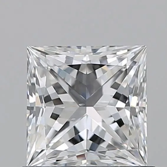 0.9ct PRINCESS F SI1 Natural diamond