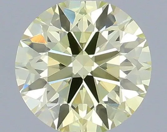 0.32ct ROUND Fancy Light Yellow VVS2 Coloured Lab diamond
