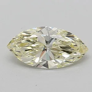 0.41ct MARQUISE Fancy Light Yellow VVS2 Coloured Lab diamond
