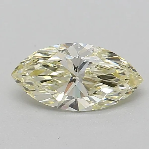 0.41ct MARQUISE Fancy Light Yellow VVS2 Coloured Lab diamond