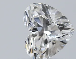 0.7ct HEART E VVS1 Natural diamond