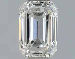 0.73ct EMERALD F VS2 Lab diamond