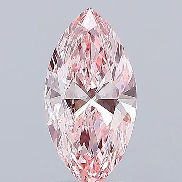 2.01ct MARQUISE Fancy Vivid Pink VS2 Coloured Lab diamond