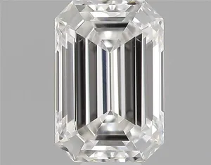 0.3ct EMERALD F SI1 Natural diamond