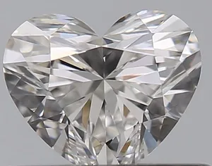 0.4ct HEART F VVS2 Natural diamond