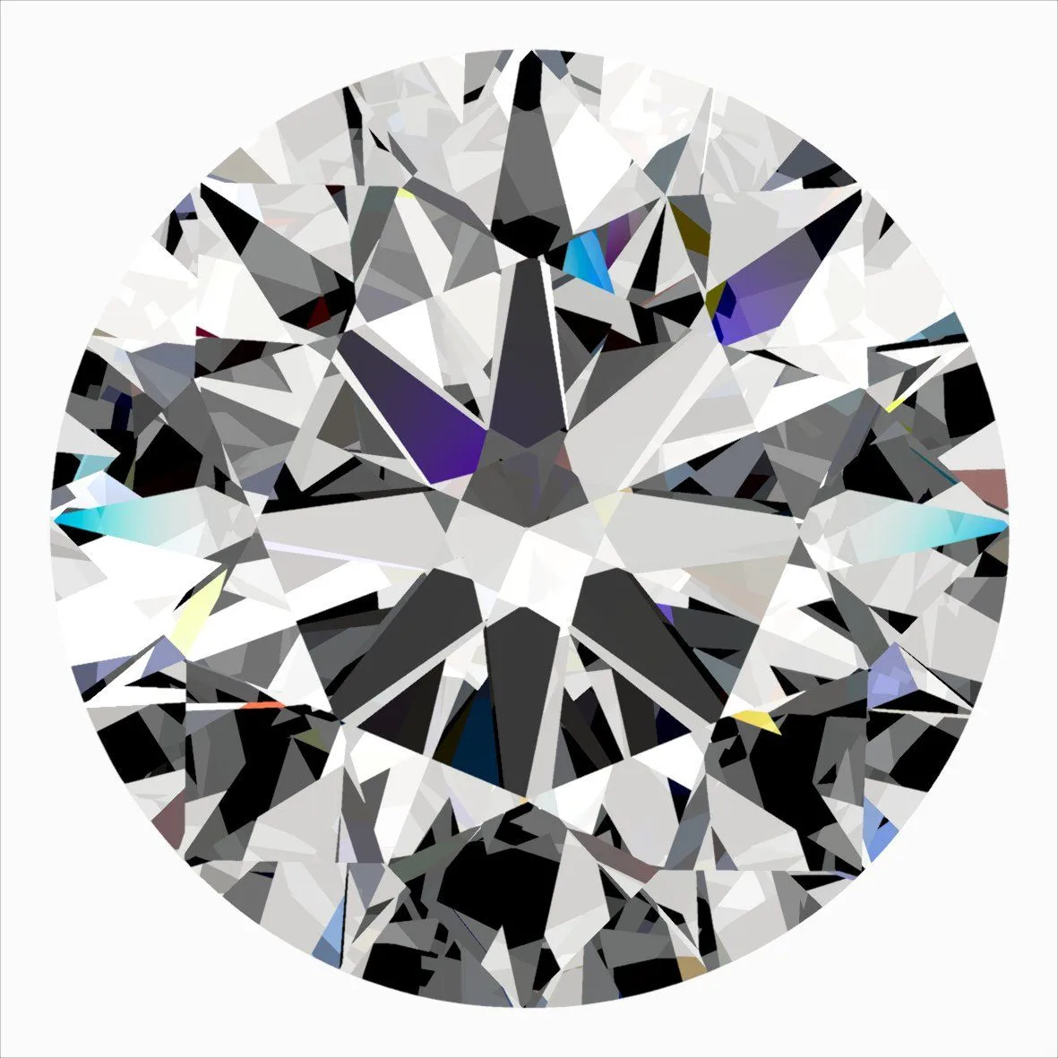 0.30ct ROUND H VS2 Natural diamond