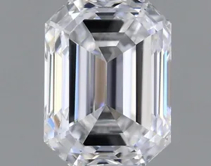 0.46ct EMERALD D VVS2 Natural diamond