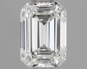 0.81ct EMERALD F VS1 Lab diamond