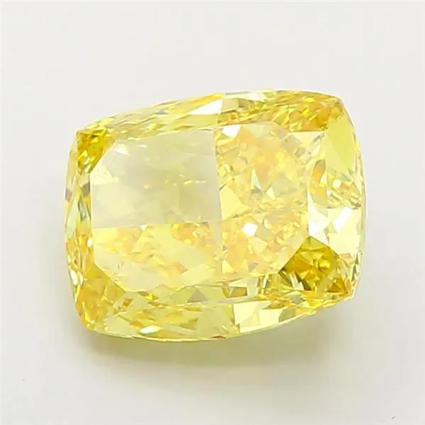 1.34ct RADIANT Fancy Vivid Yellow VS1 Coloured Lab diamond