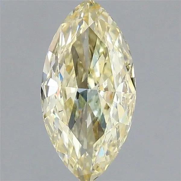 1.09ct MARQUISE Fancy Yellow VS1 Coloured Lab diamond