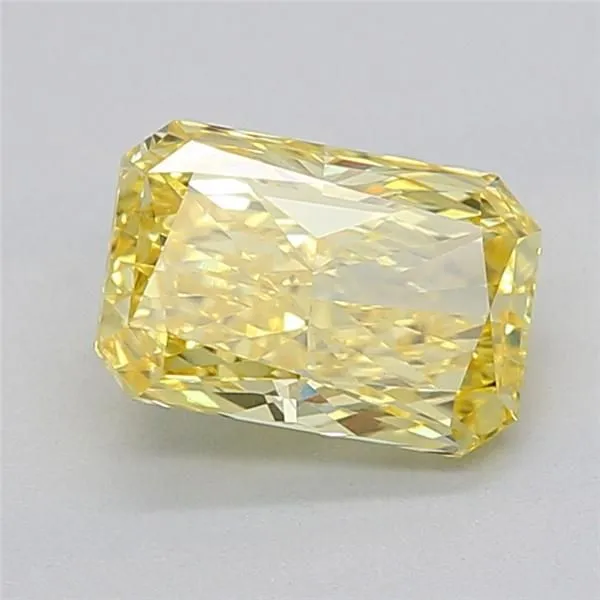 1.02ct RADIANT Fancy Intense Yellow VS1 Coloured Lab diamond