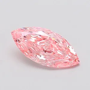 1.16ct MARQUISE Fancy Vivid Pink VS1 Coloured Lab diamond