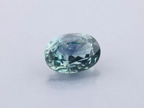 1.22ct Parti Sapphire, Oval cut gemstone