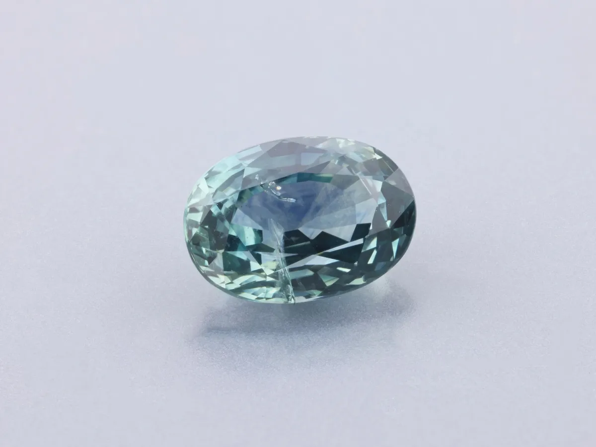 1.22ct Parti Sapphire, Oval gemstone