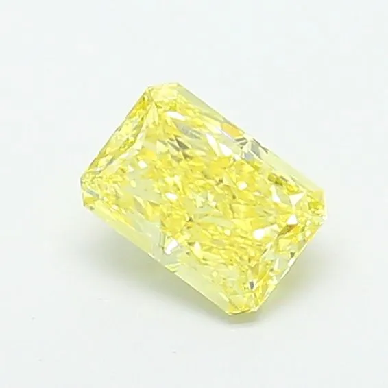 1.06ct RADIANT Fancy Intense Yellow VVS2 Coloured Lab diamond
