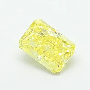 1.06ct RADIANT Fancy Intense Yellow VVS2 Coloured Lab diamond
