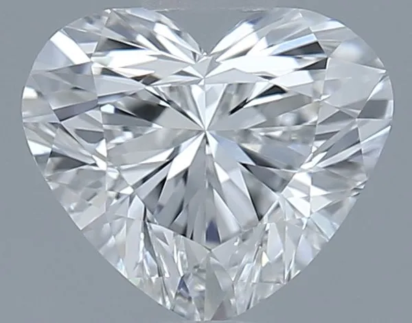0.7ct HEART F VVS2 Natural diamond