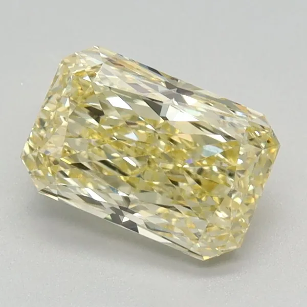 1.12ct RADIANT Fancy Intense Yellow VS1 Coloured Lab diamond