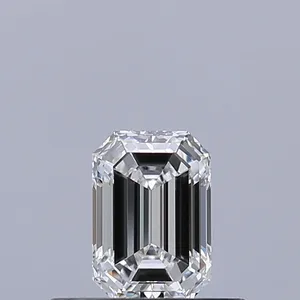 0.37ct EMERALD D VVS2 Natural diamond