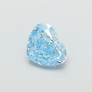 1.17ct HEART Fancy Vivid Blue VS2 Coloured Lab diamond