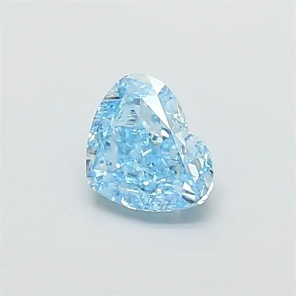 1.17ct HEART Fancy Vivid Blue VS2 Coloured Lab diamond