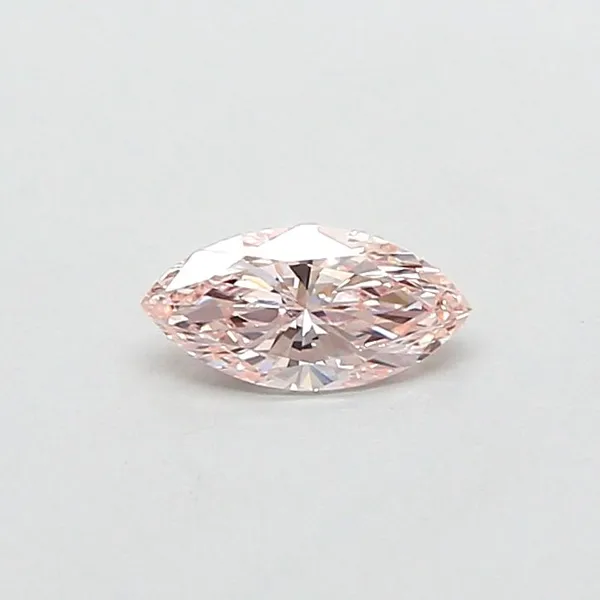 0.3ct MARQUISE Fancy Pink VVS2 Coloured Lab diamond