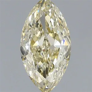 1.01ct MARQUISE Fancy Light Yellow VS2 Coloured Lab diamond
