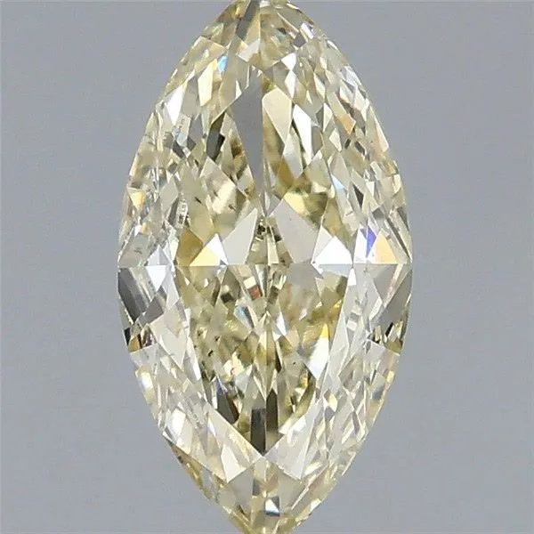 1.01ct MARQUISE Fancy Light Yellow VS2 Coloured Lab diamond