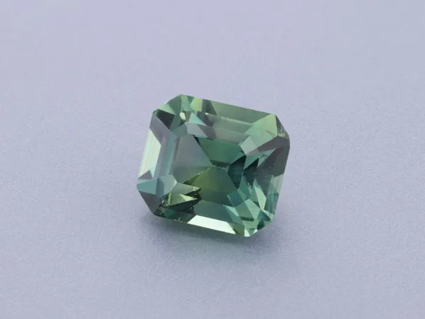 0.99ct Parti Sapphire, Emerald Cut gemstone