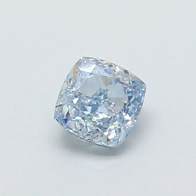 1.02ct CUSHION Fancy Intense Blue VS1 Coloured Lab diamond