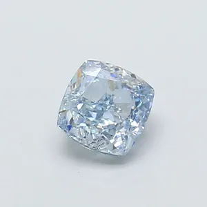 1.02ct CUSHION Fancy Intense Blue VS1 Coloured Lab diamond