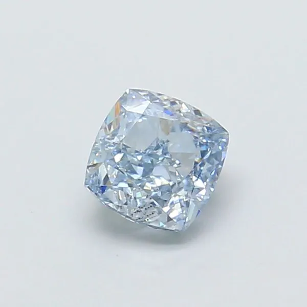 1.02ct CUSHION Fancy Intense Blue VS1 Coloured Lab diamond