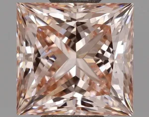 1.03ct PRINCESS Fancy Intense Pink VS1 Coloured Lab diamond