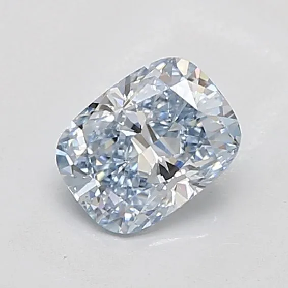1.01ct CUSHION Fancy Light Blue VS1 Coloured Lab diamond
