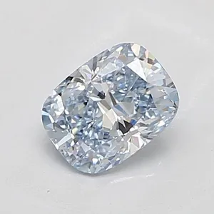1.01ct CUSHION Fancy Light Blue VS1 Coloured Lab diamond