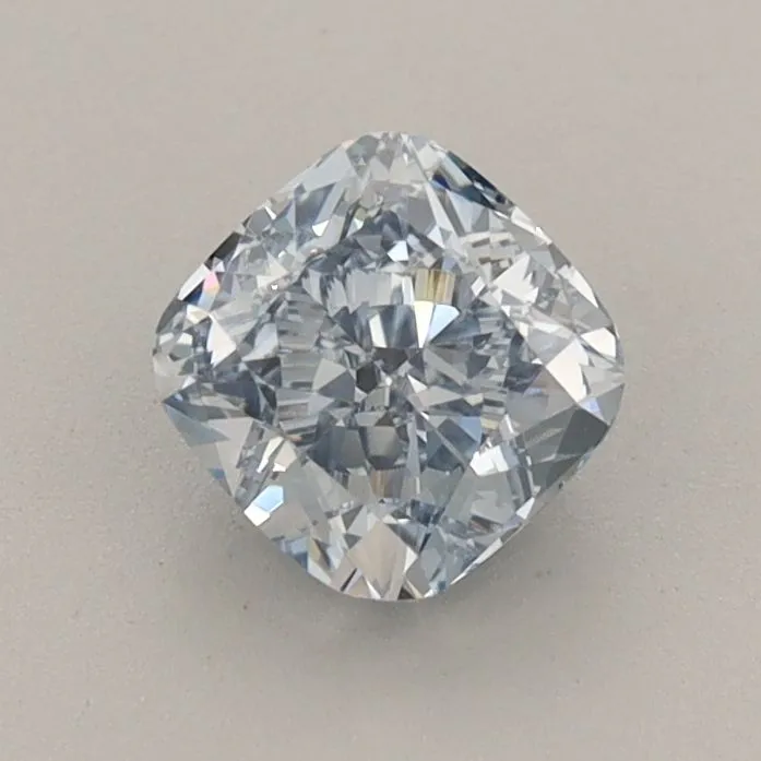 0.89ct CUSHION Fancy Intense Blue VVS2 Coloured Lab diamond