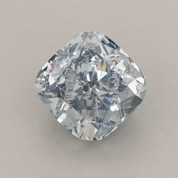 0.89ct CUSHION Fancy Intense Blue VVS2 Coloured Lab diamond