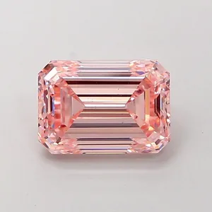 1.98ct EMERALD Fancy Intense Pink VS1 Coloured Lab diamond