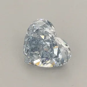 0.68ct HEART Fancy Blue VS2 Coloured Lab diamond