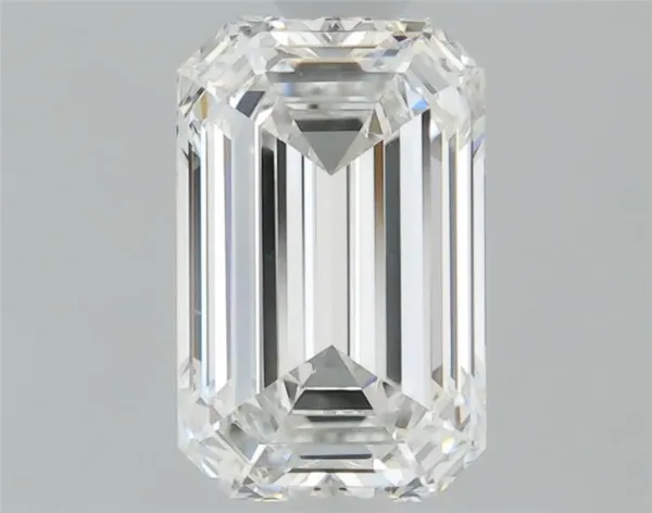 0.54ct EMERALD F VS2 Natural diamond