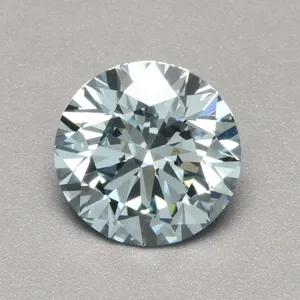 1.02ct ROUND Fancy Vivid Blue VVS2 Coloured Lab diamond