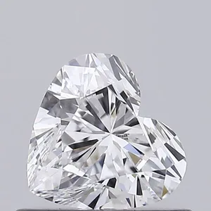 0.53ct HEART D FL Lab diamond
