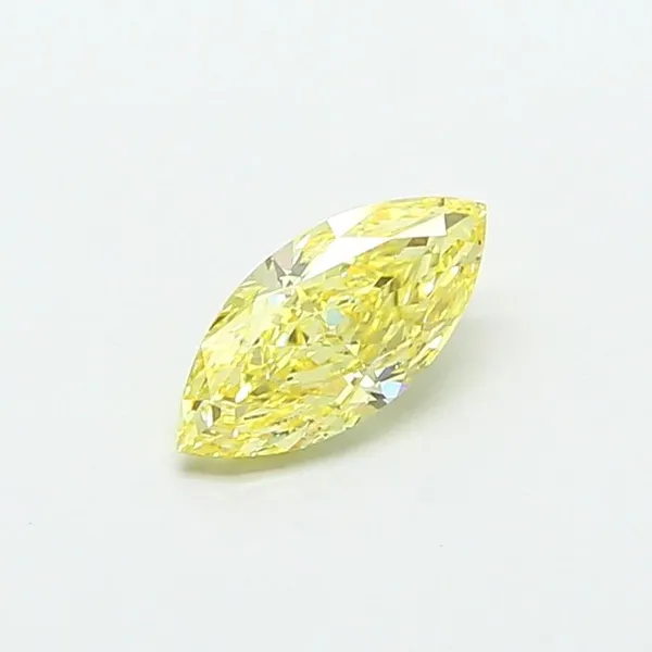 1.02ct MARQUISE Fancy Intense Yellow VS1 Coloured Lab diamond