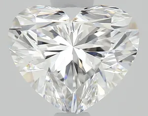 0.7ct HEART E IF Natural diamond