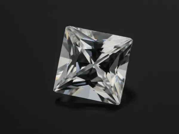 1.02ct White Sapphire, Square cut gemstone