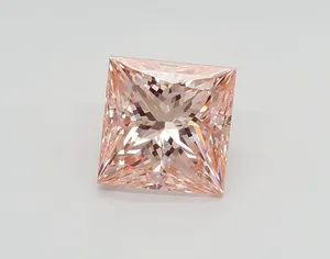 2.02ct PRINCESS Fancy Intense Pink VS1 Coloured Lab diamond