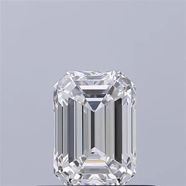 0.51ct EMERALD E IF Natural diamond