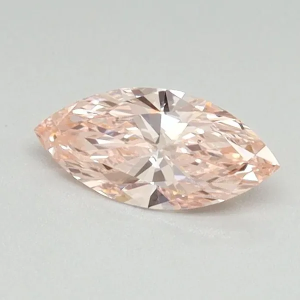 0.36ct MARQUISE Fancy Intense Pink VS1 Coloured Lab diamond