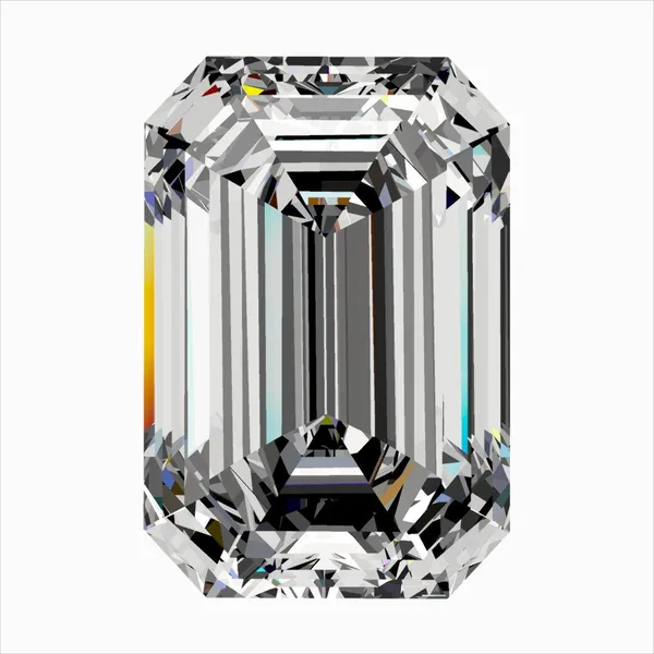 0.38ct EMERALD G IF Natural diamond